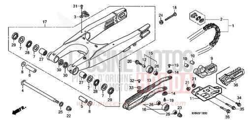 BRAS OSCILLANT CRF250R5 de 2005